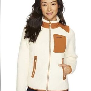Women's Cream and Tan Jacket